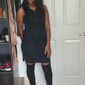 T by Alexander Wang Sporty Black Dress